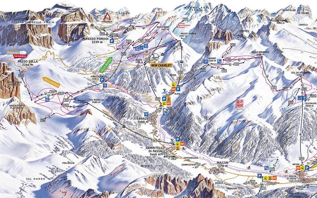A Un Passo Dagli Impianti - Penia Di Canazei Bagian luar foto